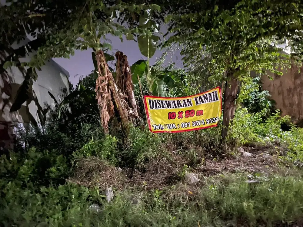 Disewakan tanah untuk usaha 500m2