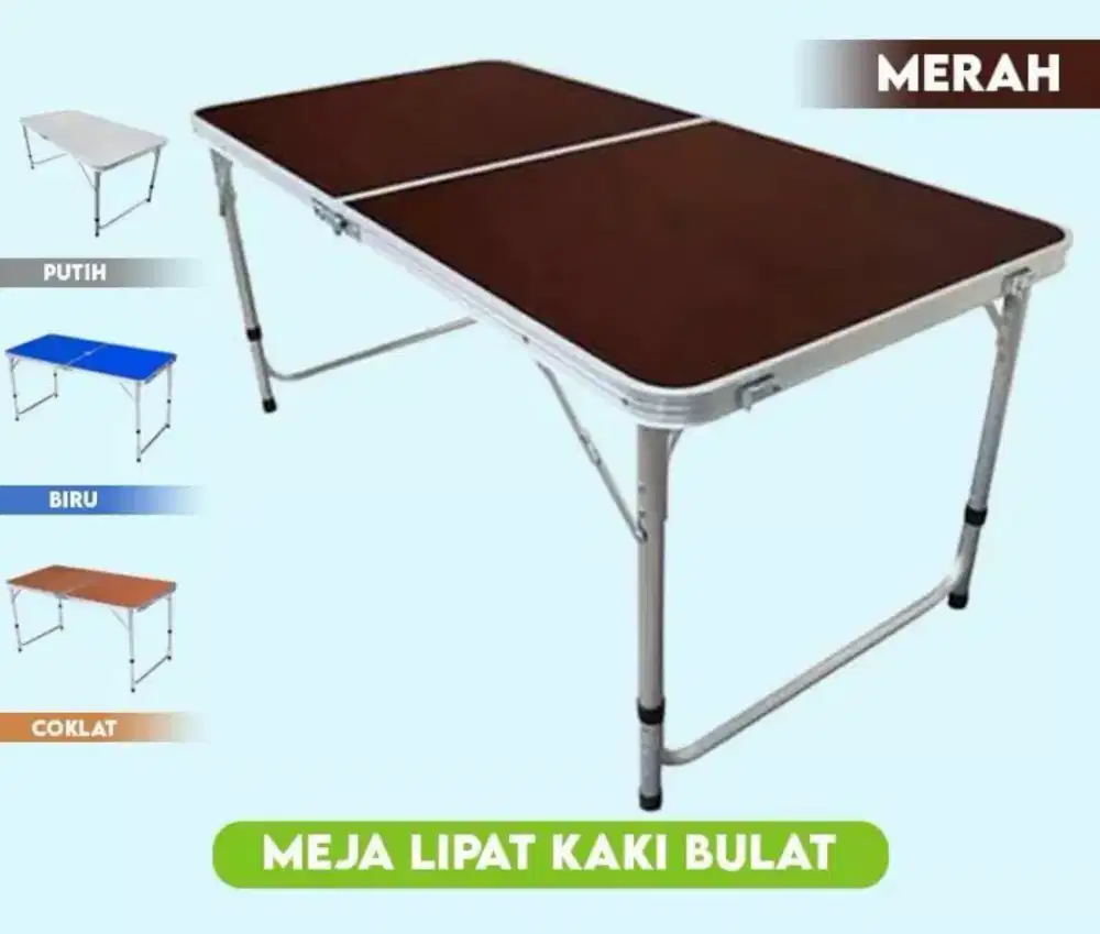 Meja lipat portable