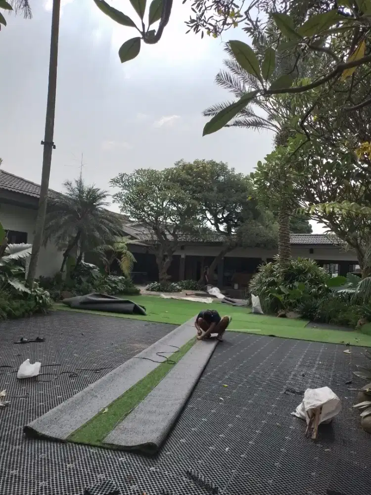 Jual Rumput Sintetis/Jasa Pembuatan Taman