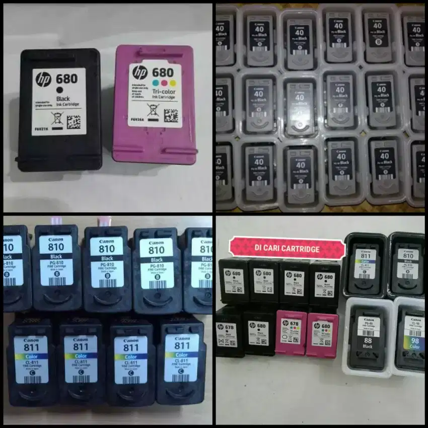 Harga tinggi dibeli catridge baru/bekas toner,Canon,hp,Epson dll