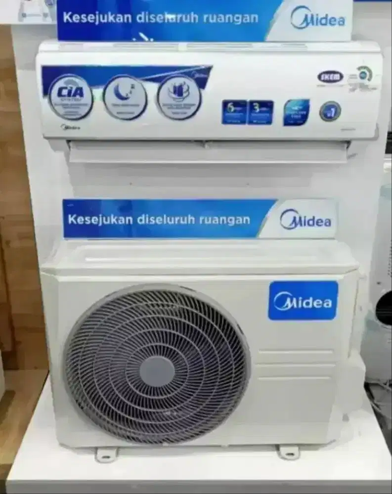 Ac Midea 1.5 Pk MSBC 12 CRN1 Awet