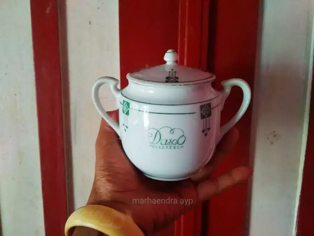 Tempat gula DASCO toiletzeep vintage Lawas kuno antik jadul