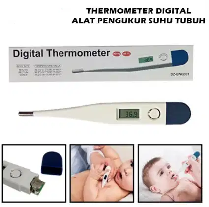 Thermometer Digital Alat Pengukur Suhu Badan Tubuh