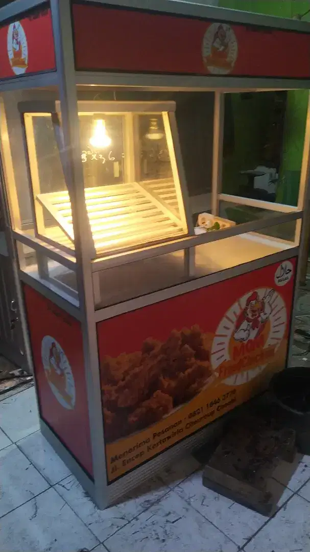 Jual etalase ayam chiken