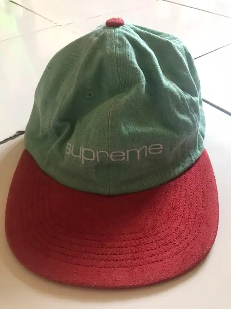 Topi Supreme Original - Green Red