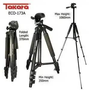 tripod takara eco-173a 173 dslr kamera mirrorless Handphone HP