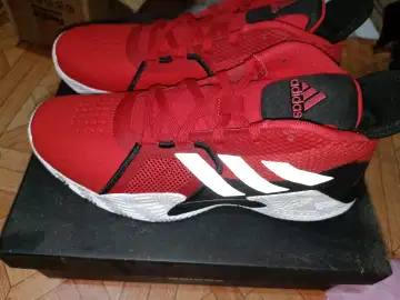 Sepatu basket 2024 adidas original merah