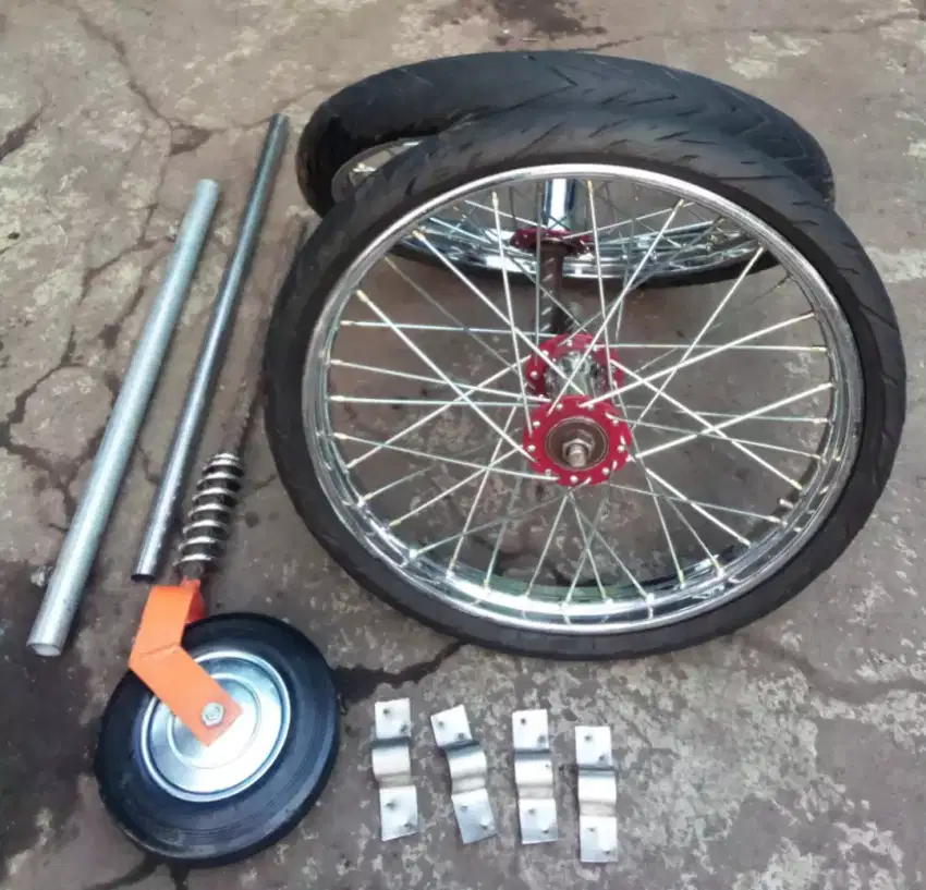 Roda Gerobak Velg Jari Motor