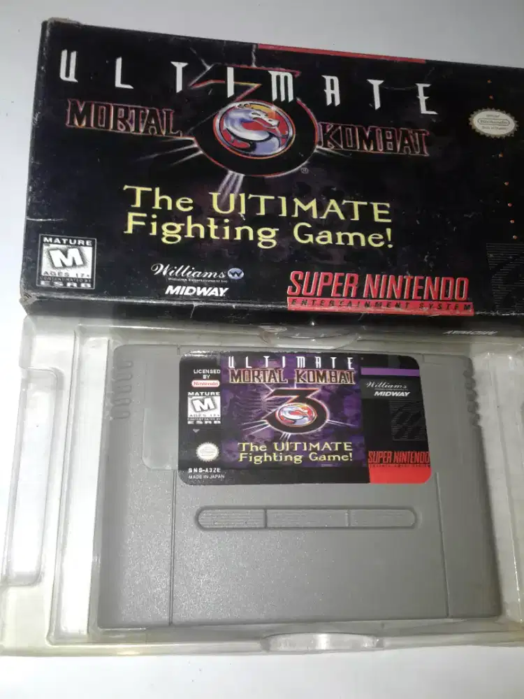 kaset nintendo mortal kombat snes nego cod rungkut ganku