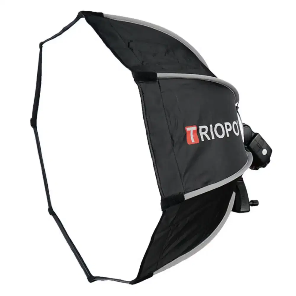 TRIOPO Payung Studio Octagonal Umbrella Softbox Reflektor Flash 90CM