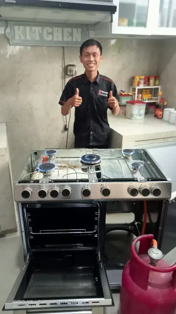 service kompor tanam,oven gas dan freestanding oven gas