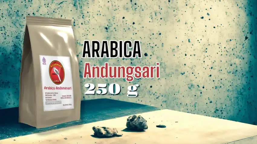 Kopi Arabika Andungsari Jember 250 (Biji/Bubuk) Grade A / Specialty