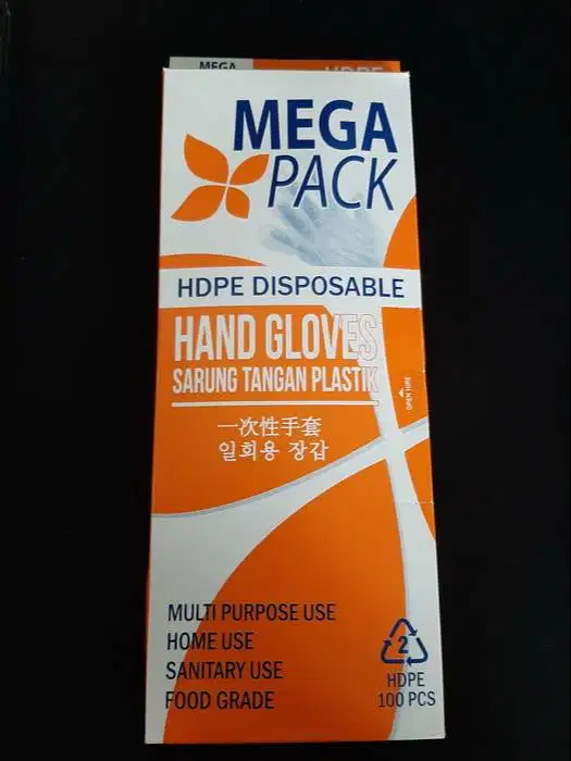 Sarung Tangan Plastik Korea Mega Pack isi 100 pcs