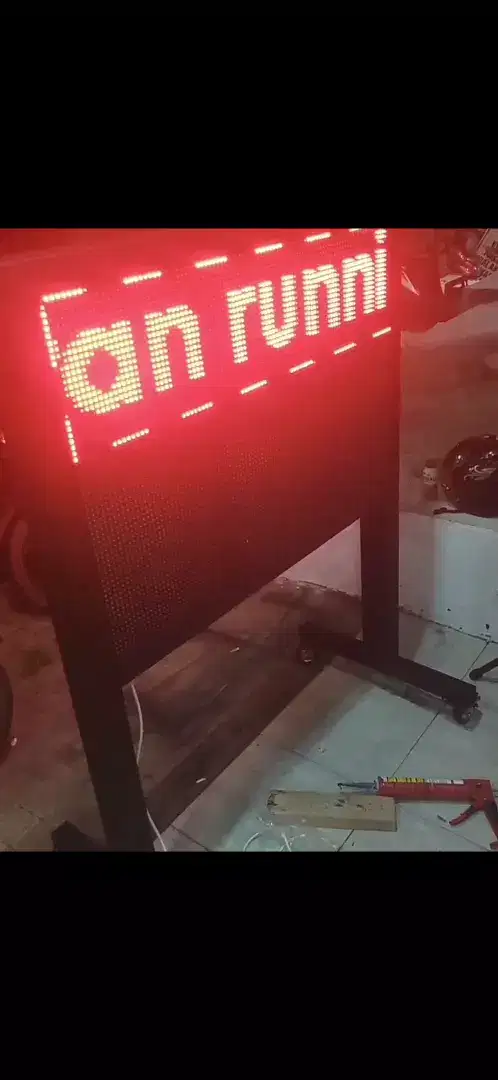 Running text 100x 70