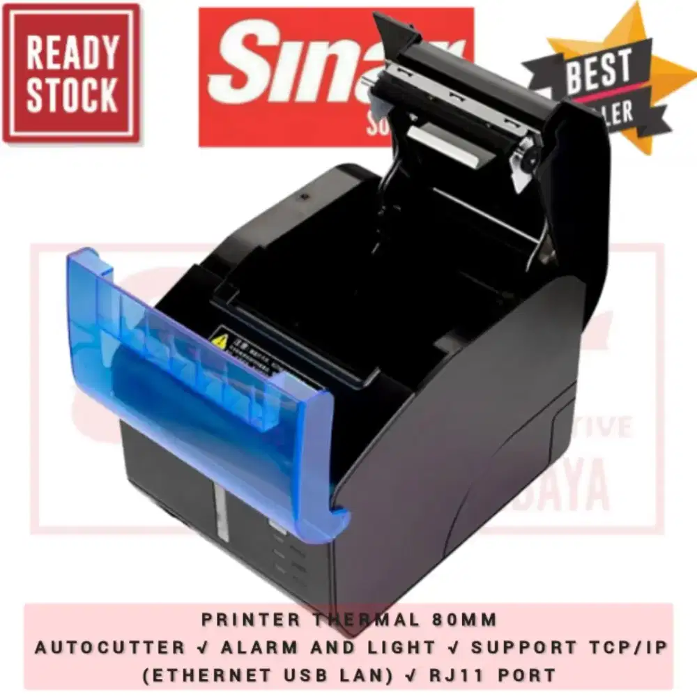 PRINTER THERMAL 80MM AUTOCUTTER XP-C260M MESIN KASIR RESTO USB LAN