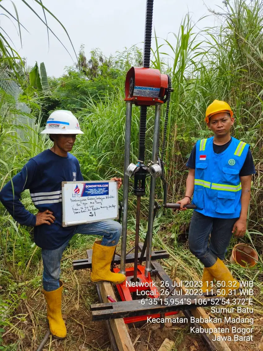 Jasa Sondir Test, Borepile, Strouspile dan Bor Sumur