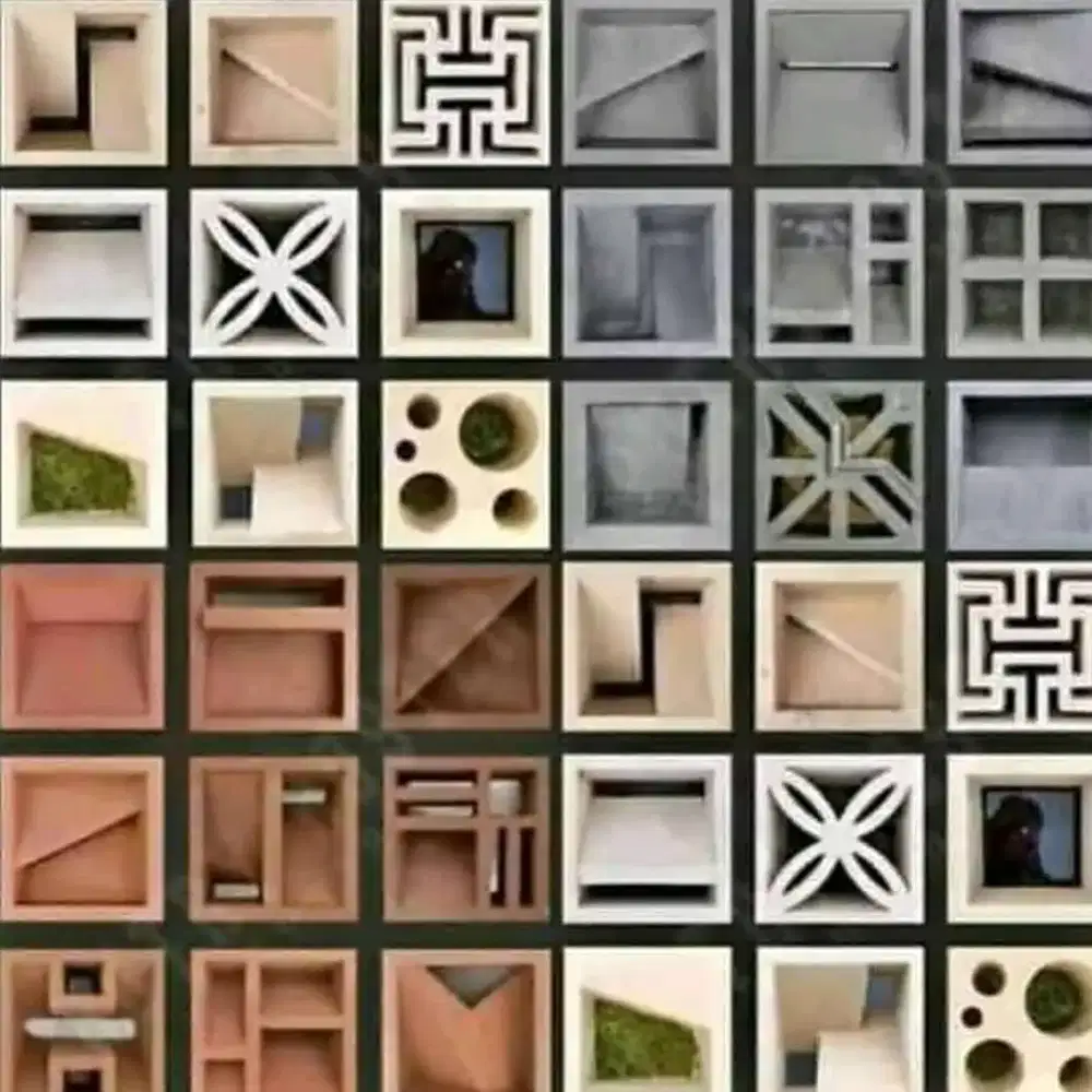 Roster beton minimlis.