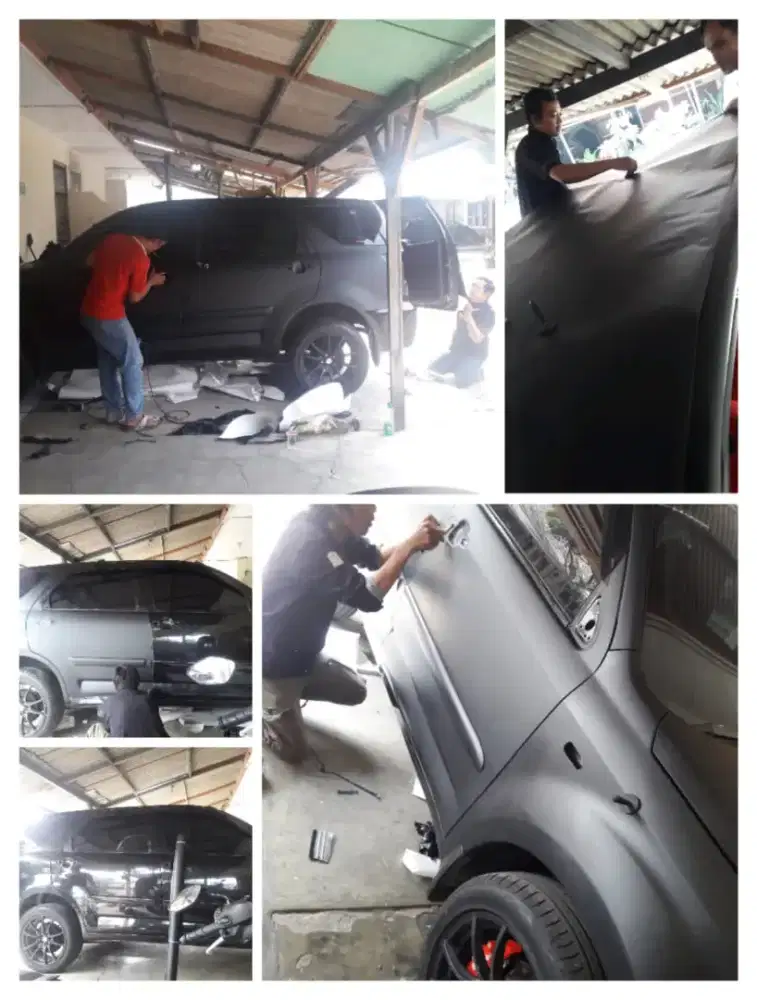 Wrapping sticker work shop ada