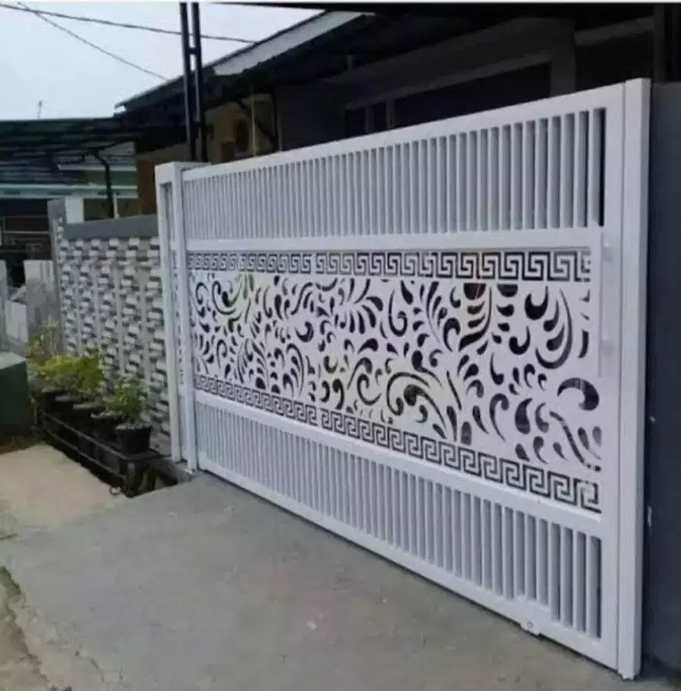 Pagar motip model terbaru