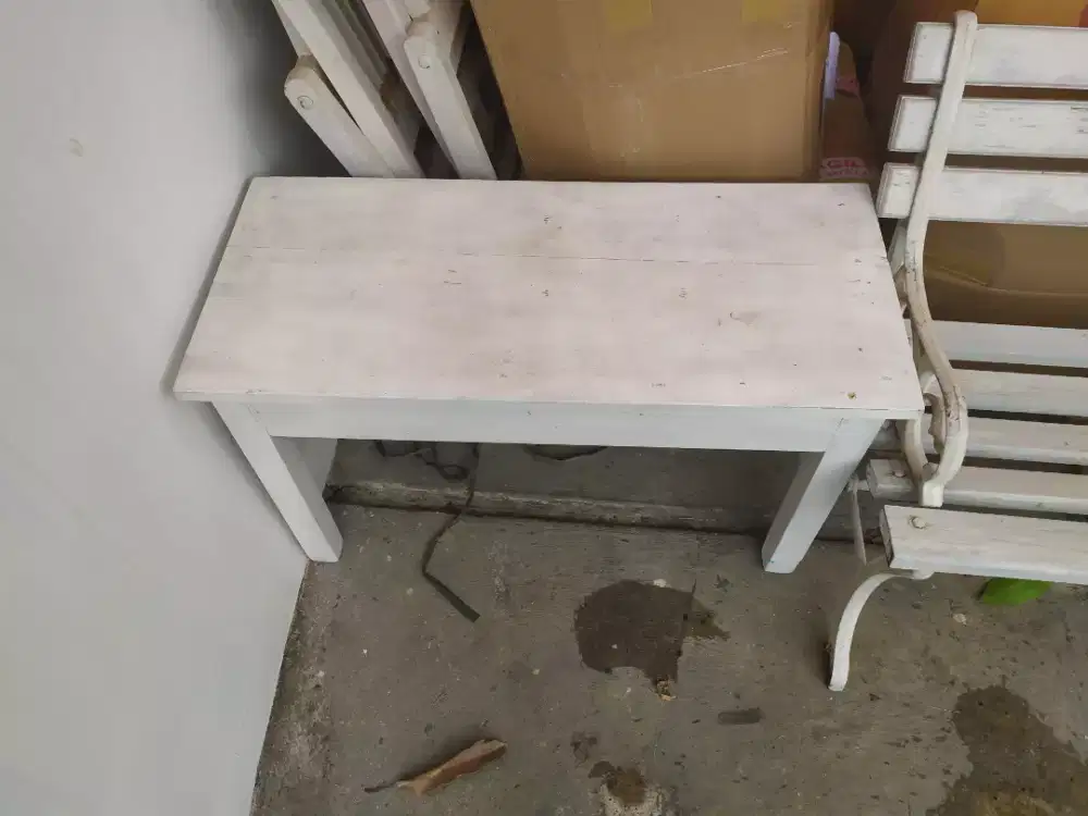 Meja antik kayu jati kuat