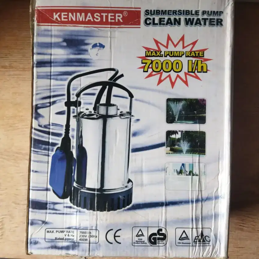 POMPA CELUP OTOMATIS KENMASTER SUBMERSIBLE PUMP STAINLESS