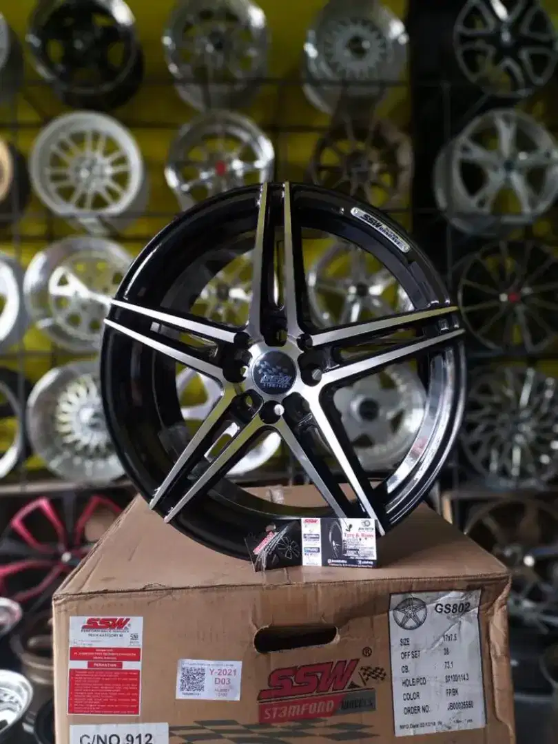 Velg ssw vossen r17 4x100/114.3 lbr7,5 et38