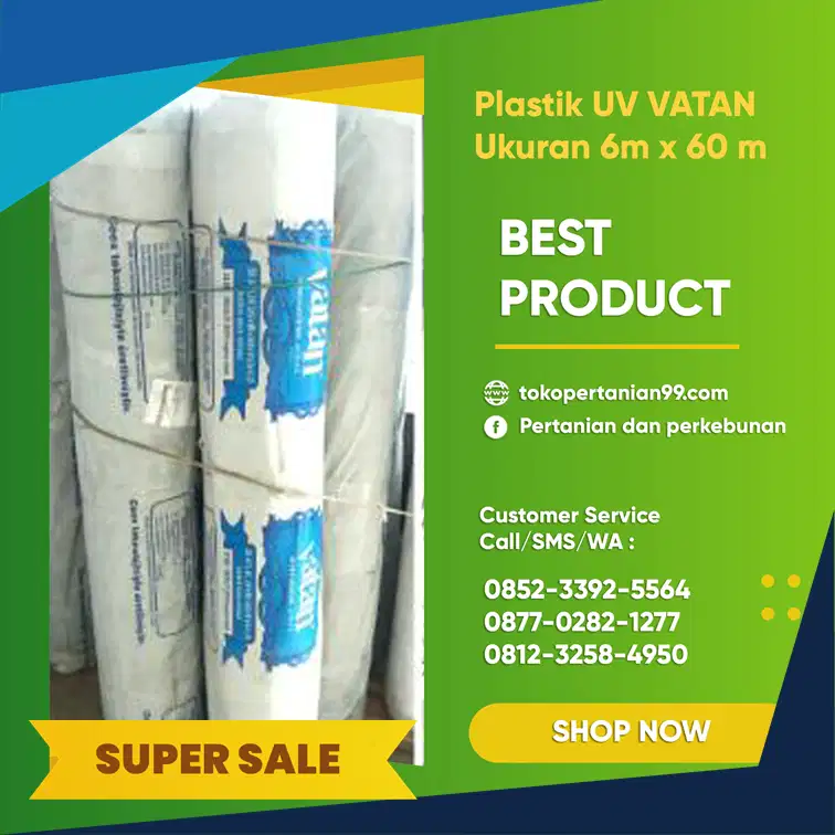 Plastik UV Murah untuk Rumah Tanaman Hias