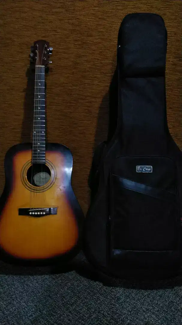 acoustic Fender DG4SB plus gigbag dr.case