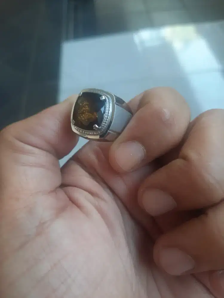 Cincin Citrine Madeira (Langka)