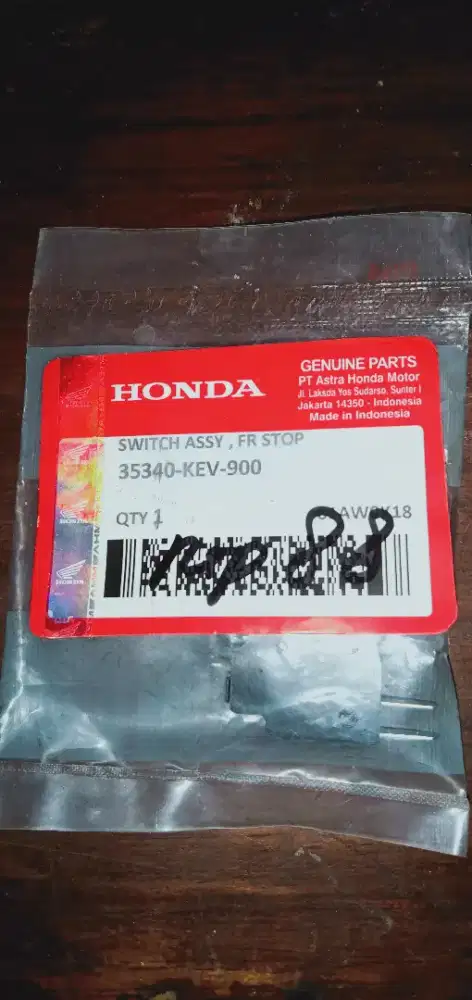 Switch Rem Kanan Depan Original Honda AHM