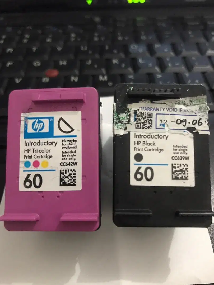 Print Cartridge HP Black and Color (msh ada Tinta)