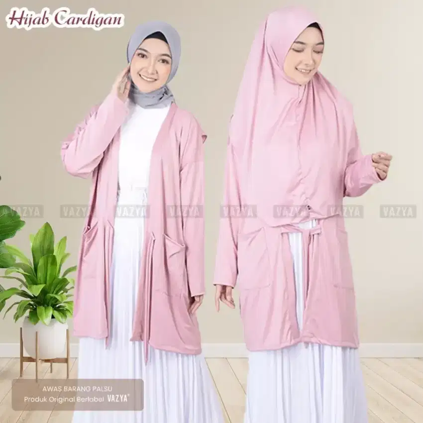 hijab khimar cardigan