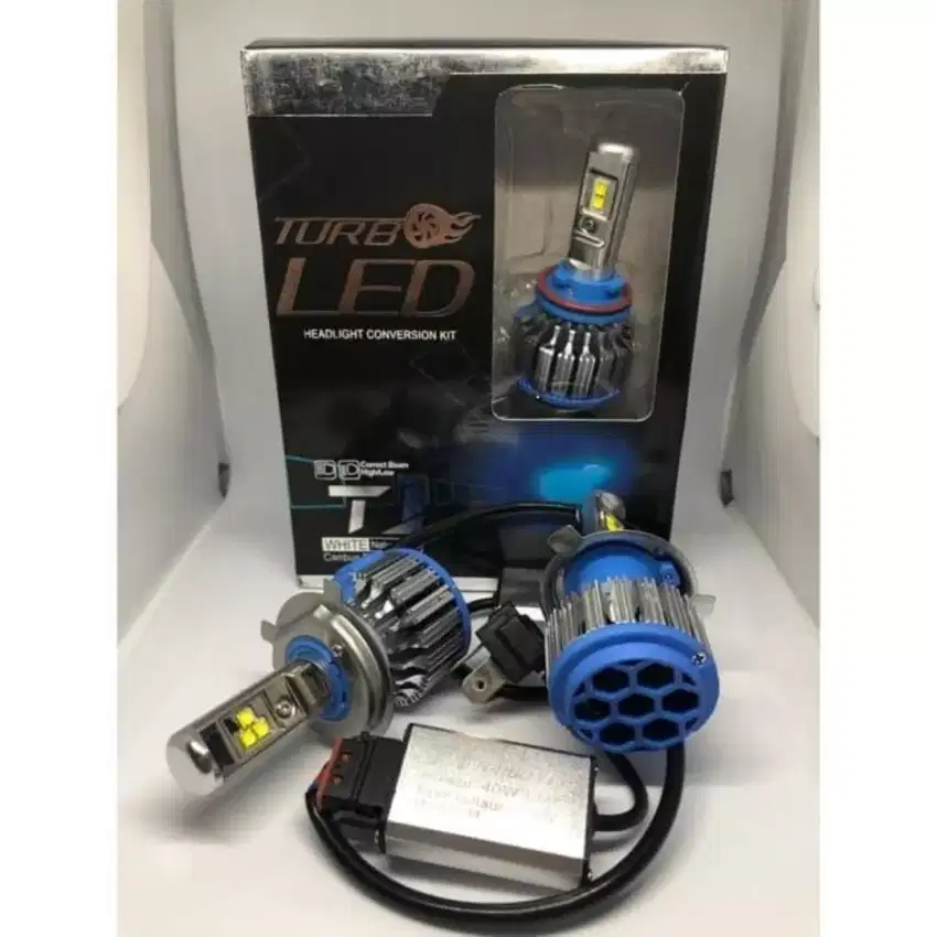 Bohlamp Turbo LED H4 warna Putih