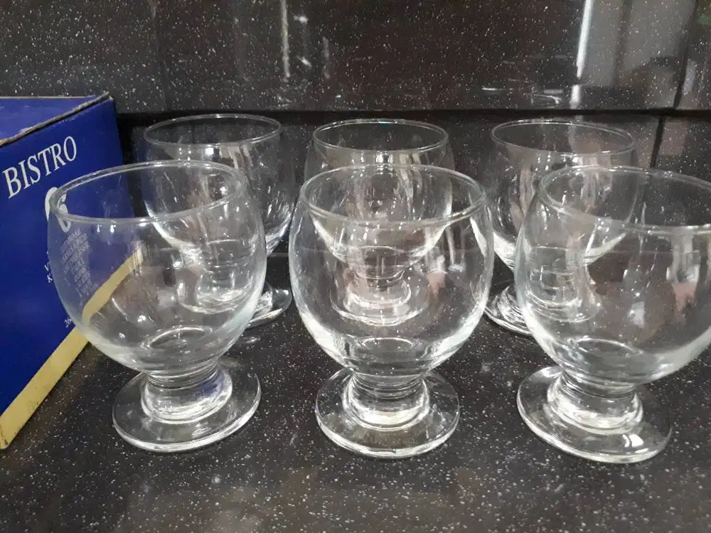 International-Bistro-Turkey Gelas Wine Premium (P-32) Set 6 Pcs, murah