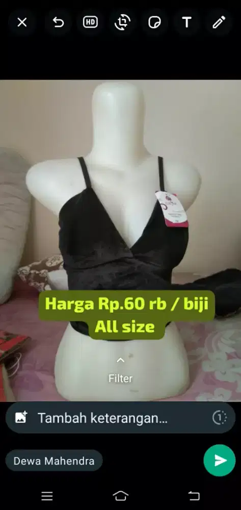 Kemben Bra wanita dewasa