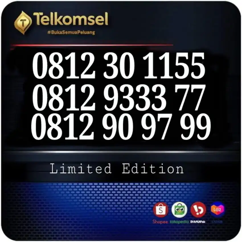 Nomor Cantik Super Premium Telkomsel Simpati 10 Digit