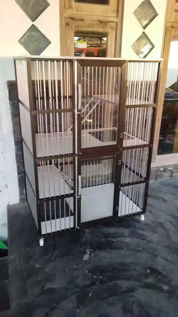 Kandang kucing aluminium