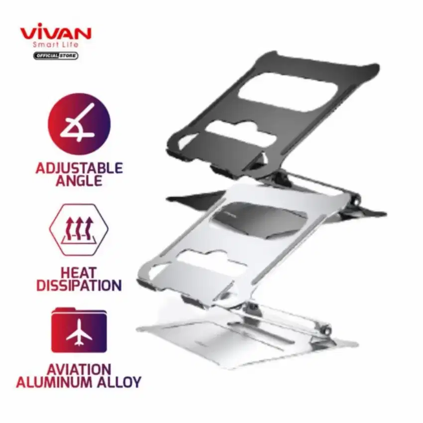 Vivan Stand Cooling Laptop Macbook Aluminium Foldable Holder