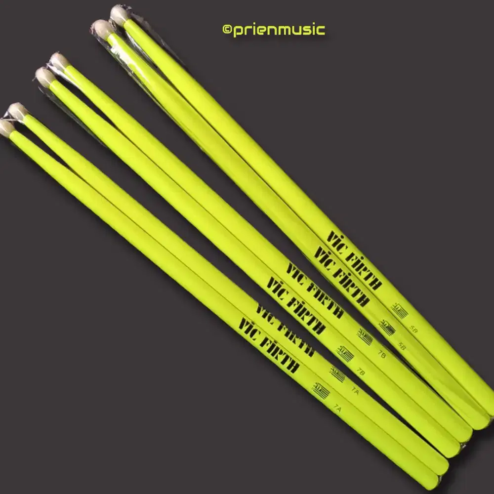Stick drum maple neon glow oval tip
