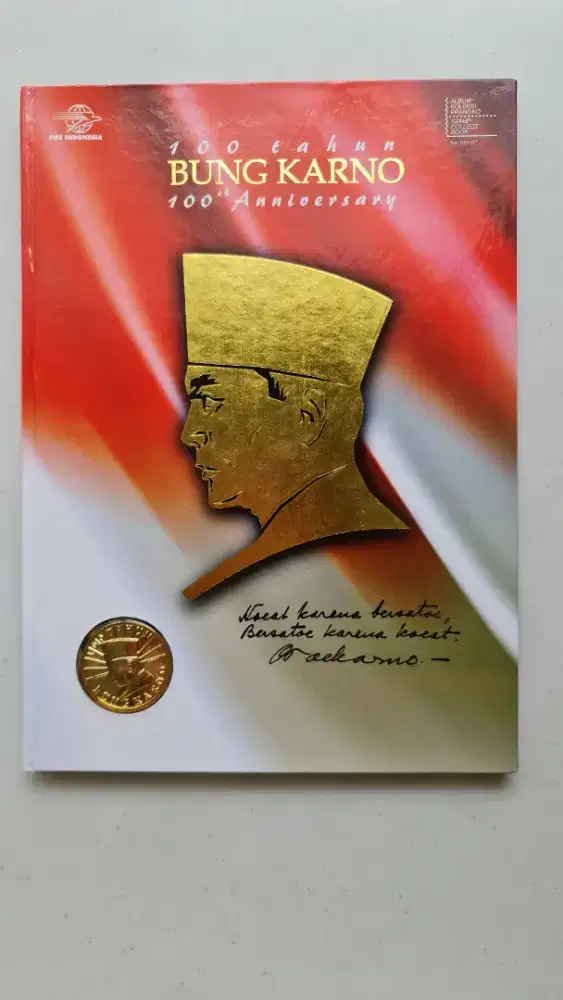Set perangko bung karno 100 tahun