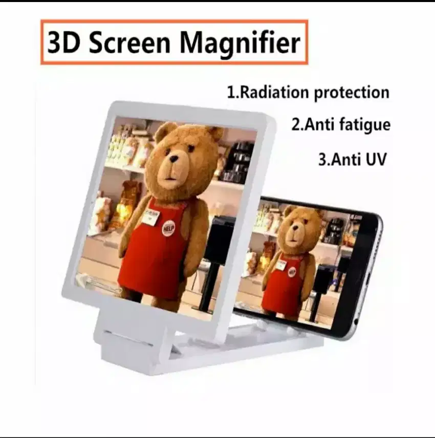 Pembesar Layar HP Magnifier Bracket Stand 3D For Smarphone zoom