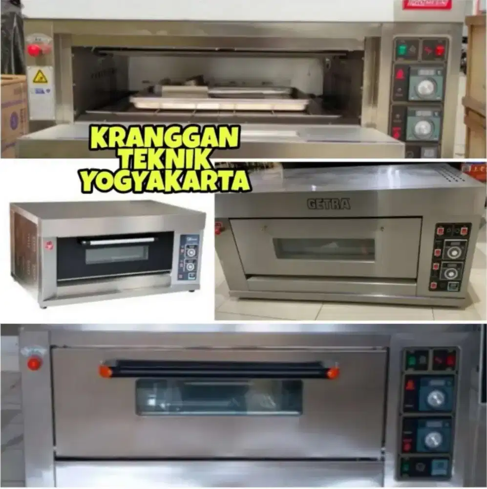 (KRANGGAN TEKNIK)aneka gas baking oven 1 deck 2 tray produksi roti kue