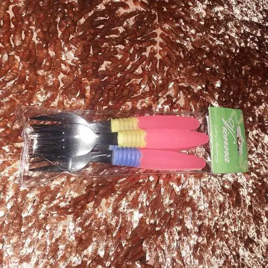 garpu kecil 1 set isi 4 Pcs stainless stell