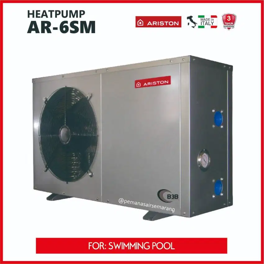 Pemanas Air Kolam Renang Heat Pump Ariston AR 6 SM