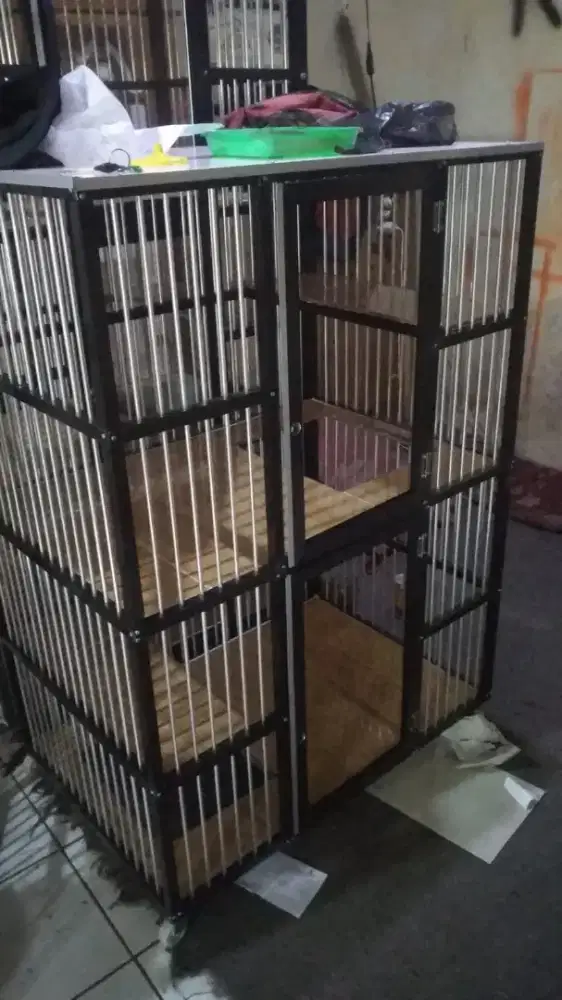 Kandang Kucing Almunium  long hair