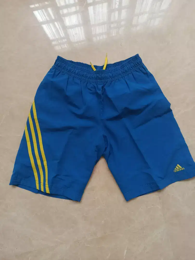 Adidas Shorts Blue Original Preloved Lingkar Pinggang 64 Panjang 46