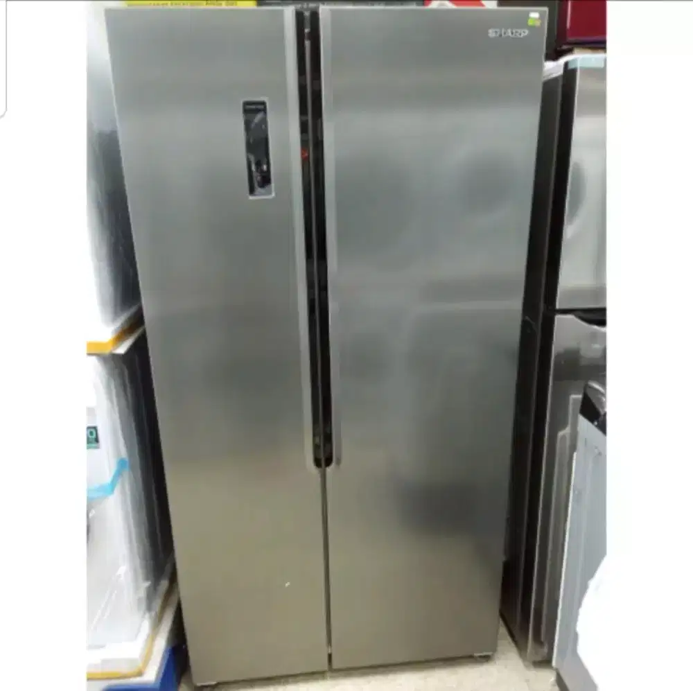 PROMO KULKAS SIDE BY SIDE SHARP INVERTER GARANSI 10 TAHUN - Elektronik