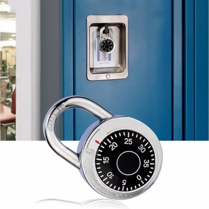 Gembok Brankas Rotary Padlock Digit Combination Padlock CH-209 CH209