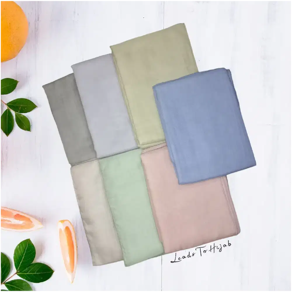 Dijual jilbab/hijab segi empat murah bahan premium