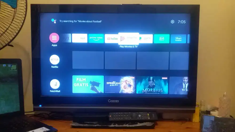 Smart Tv LED Coocaa Jarang Dipake 40 Inch